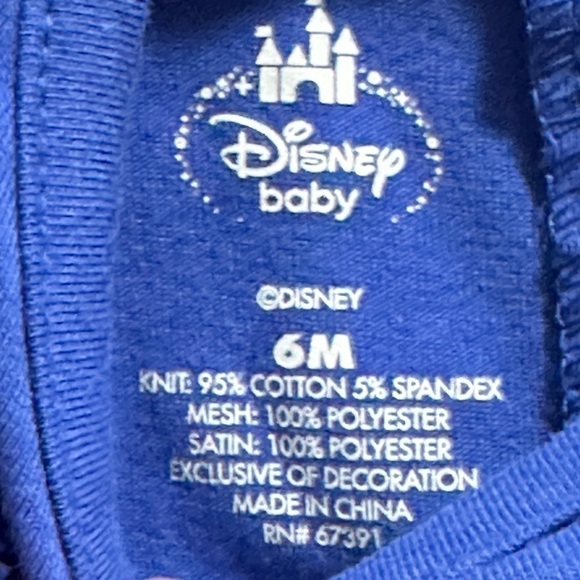 Disney Baby Snow White Onesie w/ Ballerina Mesh & Ribbon Attached Skirt 6 months - Picture 9 of 15